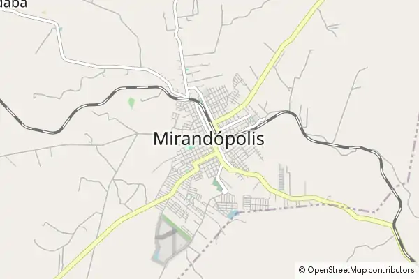 Mapa Mirandópolis