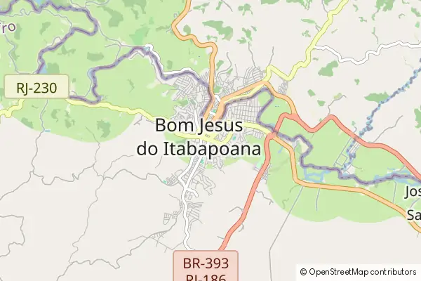 Mapa Bom Jesus do Itabapoana