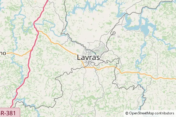 Mapa Lavras