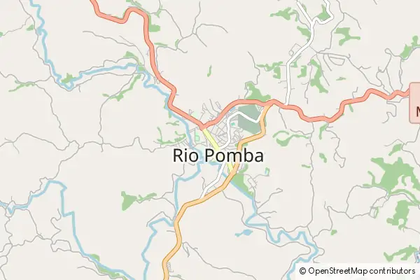 Mapa Rio Pomba