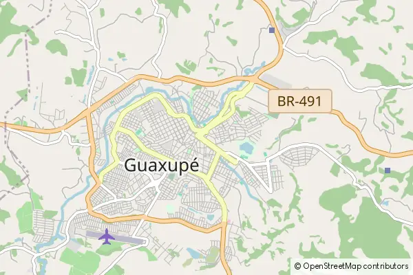 Mapa Guaxupé