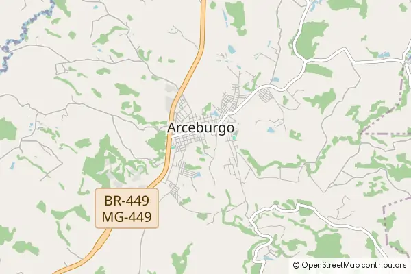 Mapa Arceburgo