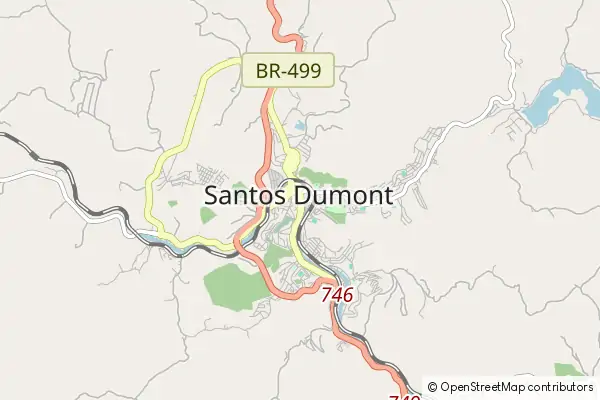 Mapa Santos Dumont