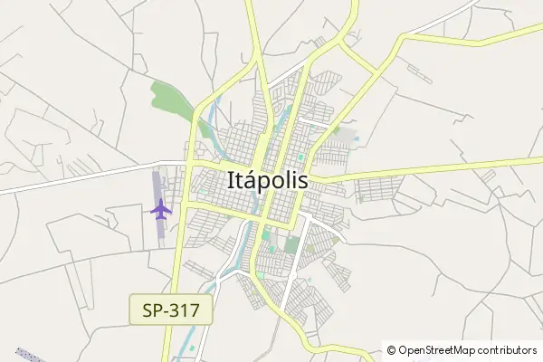 Mapa Itápolis