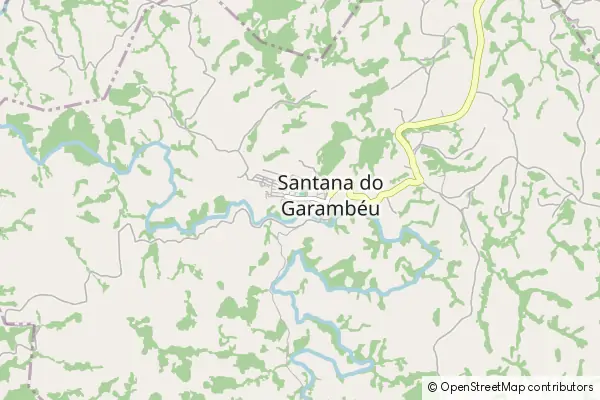 Mapa Santana do Garambéu