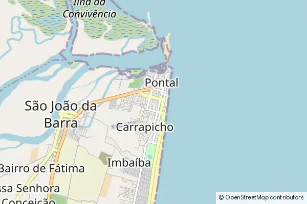 Mapa São João da Barra