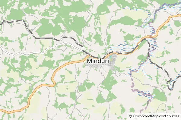 Mapa Minduri