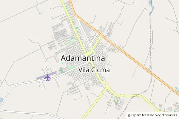 Mapa Adamantina