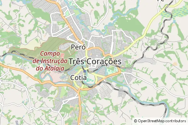 Mapa Três Corações