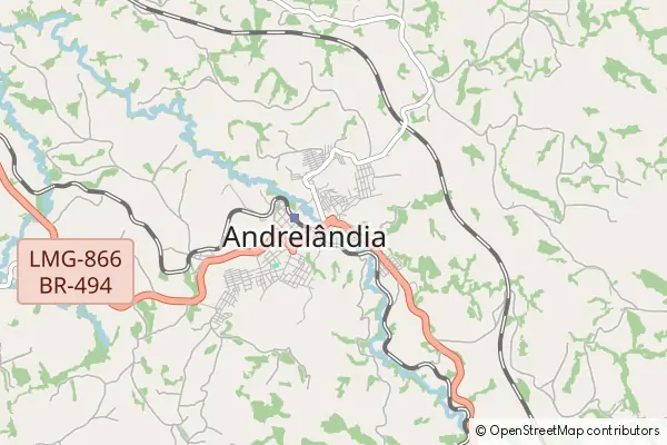 Mapa Andrelândia