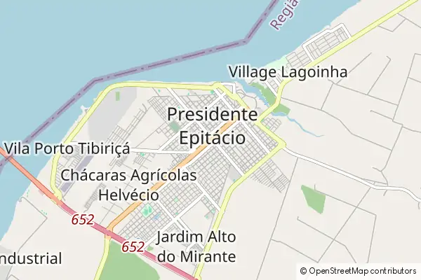 Mapa Presidente Epitácio