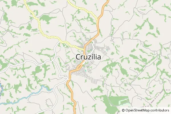 Mapa Cruzília