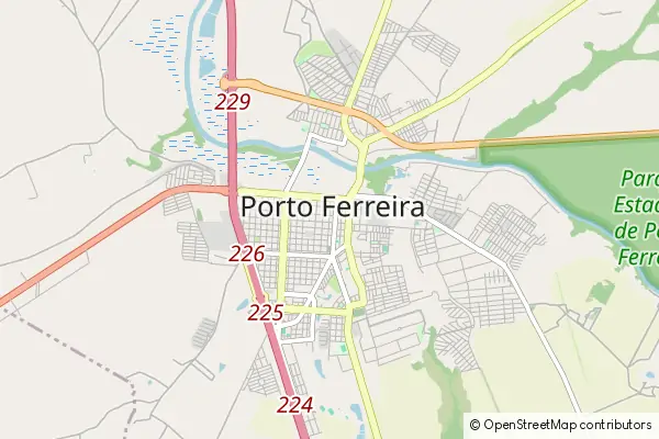 Mapa Porto Ferreira