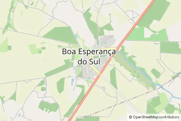 Mapa Boa Esperança do Sul