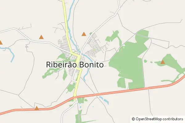 Mapa Ribeirão Bonito