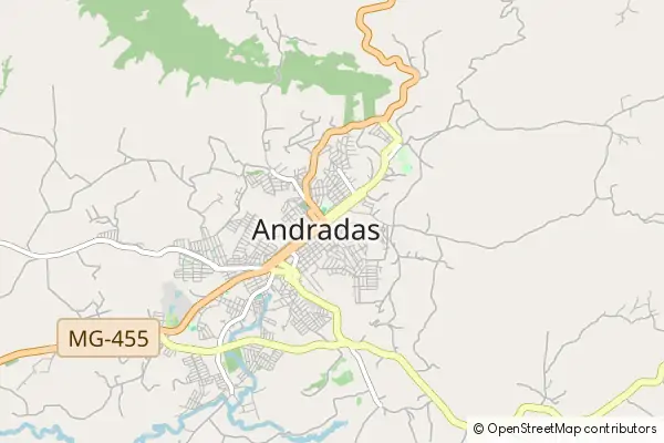 Mapa: Andradas • © OpenStreetMap contributors Mapa Andradas