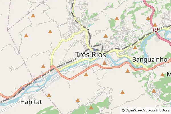 Mapa Três Rios