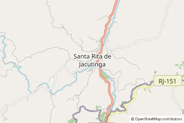 Mapa Santa Rita de Jacutinga