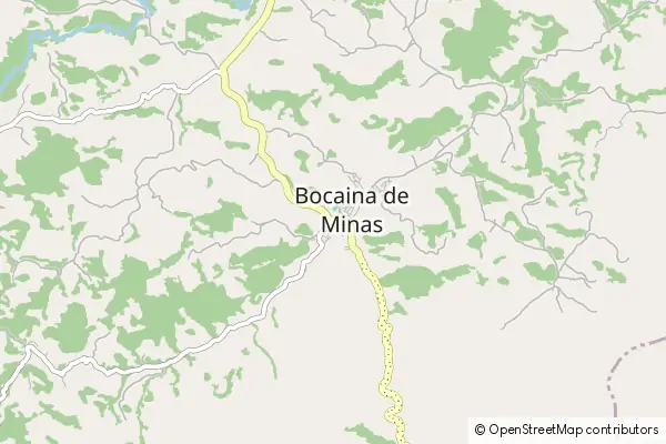 Mapa Bocaina de Minas