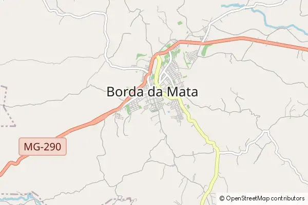 Mapa Borda da Mata