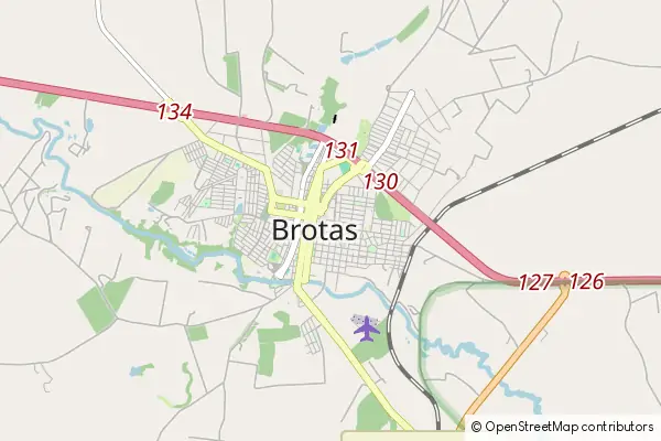 Mapa Brotas