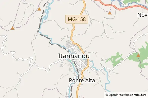 Mapa Itanhandu