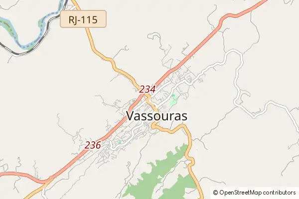 Mapa Vassouras