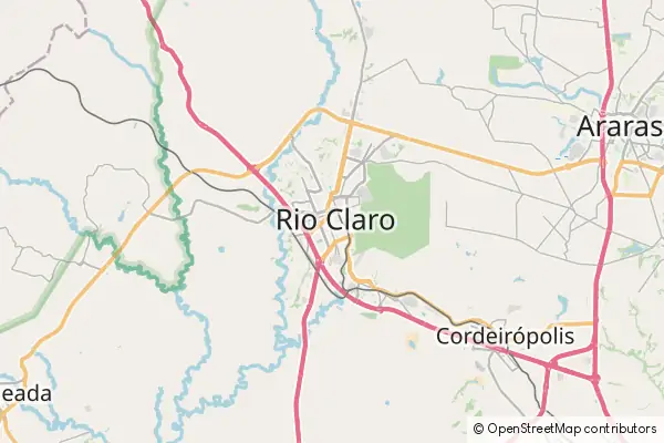 Mapa Rio Claro