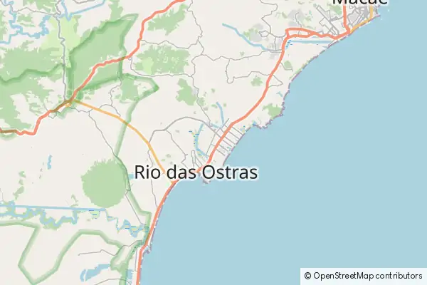 Mapa Rio das Ostras