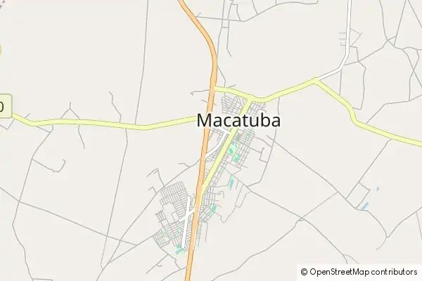 Mapa Macatuba