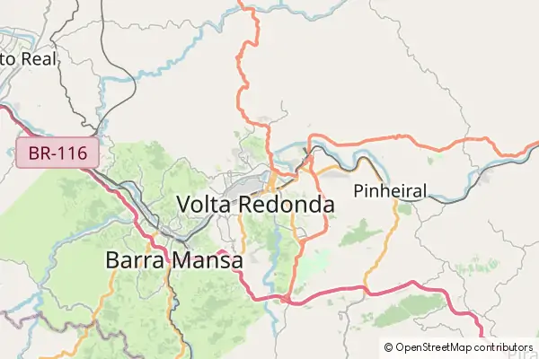 Mapa Volta Redonda