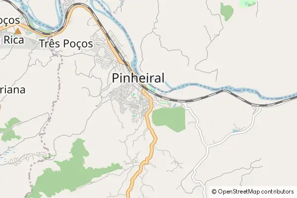 Mapa Pinheiral