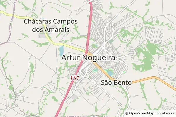 Mapa Artur Nogueira