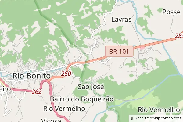 Mapa Rio Bonito