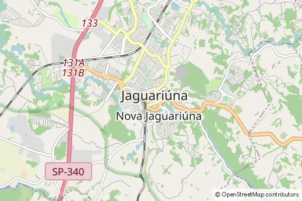 Mapa Jaguariúna