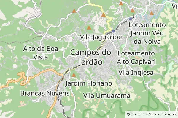 Mapa Campos do Jordão