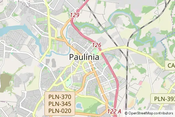 Mapa Paulínia