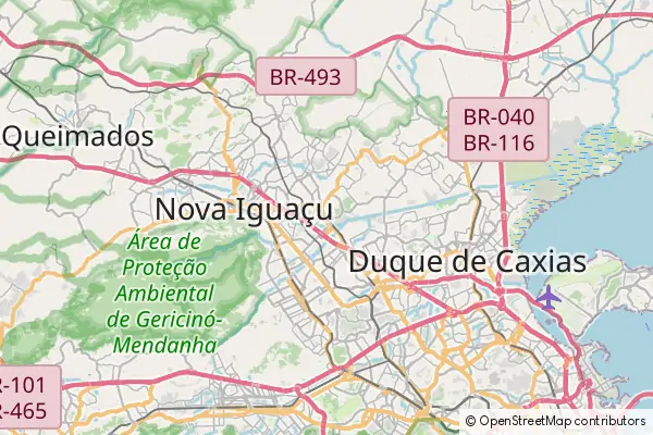 Mapa: Belford Roxo • © OpenStreetMap contributors Mapa Belford Roxo