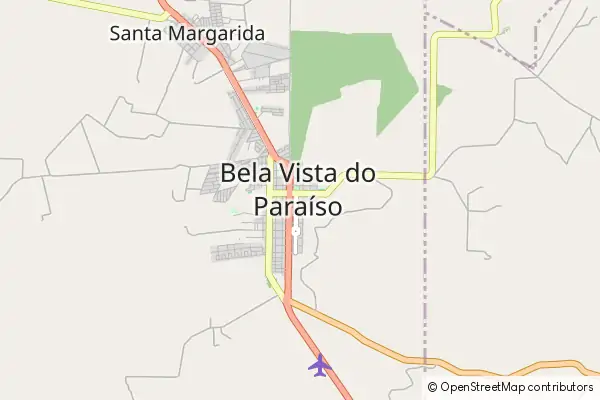 Mapa Bela Vista do Paraíso