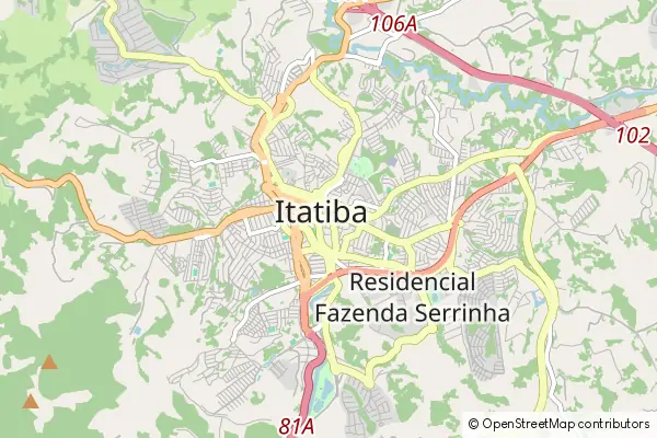 Mapa Itatiba