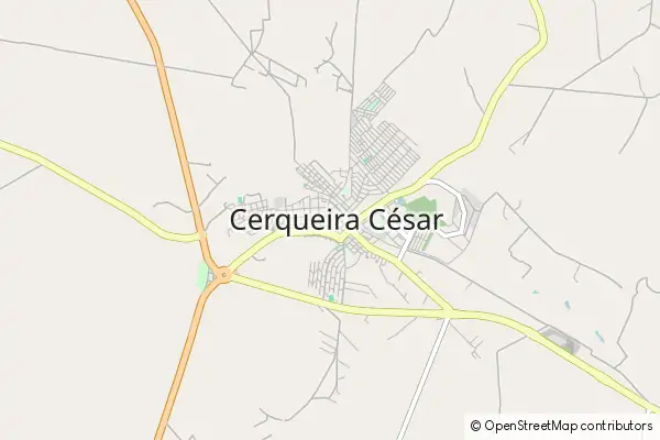 Mapa Cerqueira César