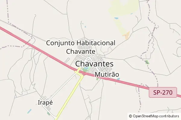 Mapa Chavantes