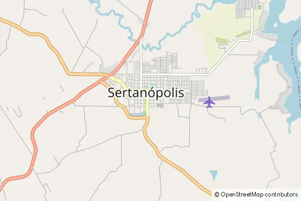 Mapa Sertanópolis