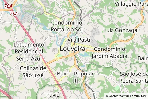 Mapa Louveira