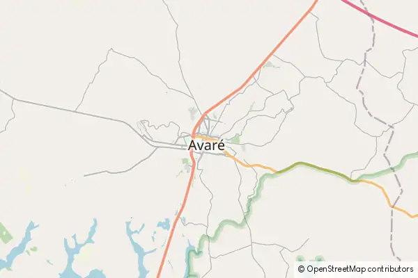 Mapa Avaré