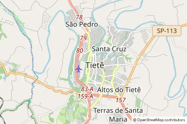 Mapa Tietê