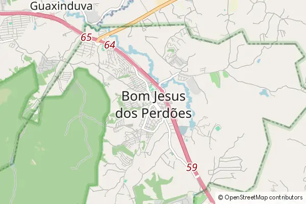 Mapa Bom Jesus dos Perdões