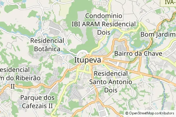 Mapa Itupeva