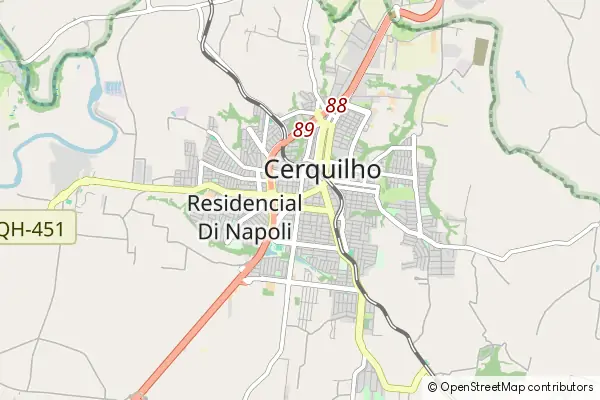 Mapa Cerquilho