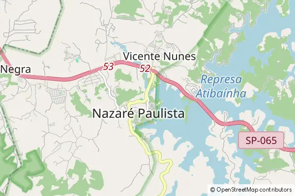 Mapa Nazaré Paulista